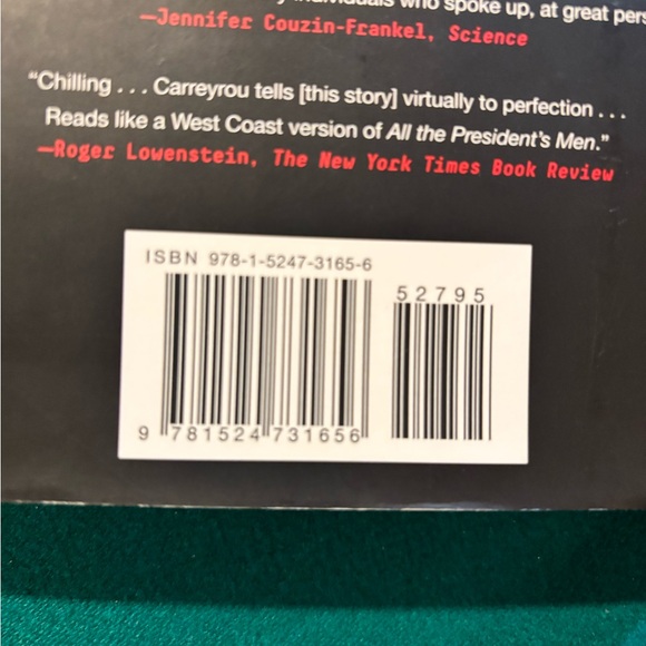 Bad Blood hardcover book - Picture 3 of 3